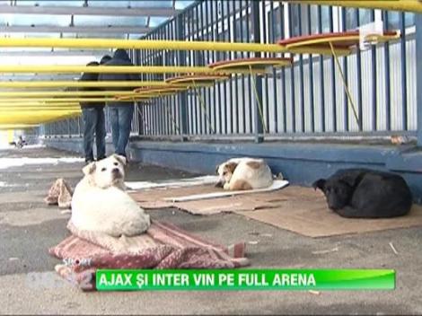 Suporterii se pregatesc de bataliile cu Ajax si Inter