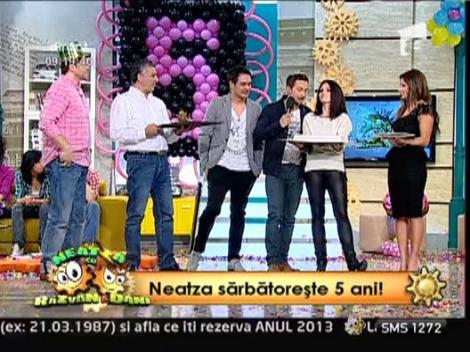 Chef Joseph Hadad a pregatit un preparat special pentru echipa de la Neatza cu Razvan si Dani