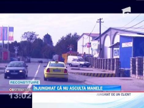 Un taximetrist, injunghiat pentru ca a refuzat sa le puna manele unor clienti