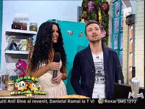 "Buna dimi!" - Daniela Crudu a fost invitata la editia aniversara "Neatza cu Razvan si Dani"