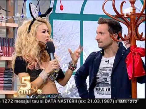 Andreea Balan, super-sexy in costum de iepuras