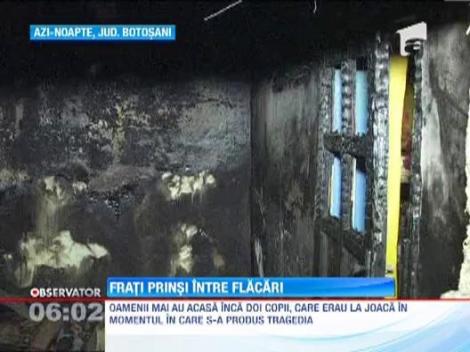 Un baiat din Botosani a dat foc la casa si a ajuns in stare grava la un spital din Bucuresti