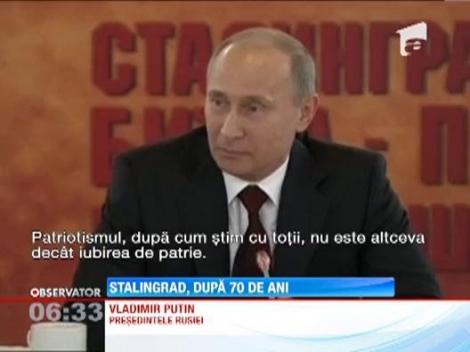 Rusii au sarbatorit cu fast 70 de ani de la victoria de la Stalingrad