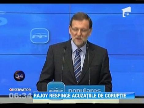 Premierul spaniol respinge acuzatiile de coruptie