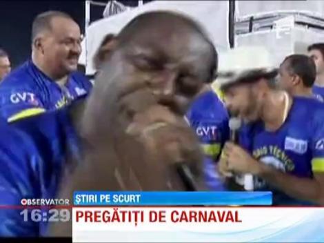 Ultimele pregatiri inaintea carnavalului de la Rio