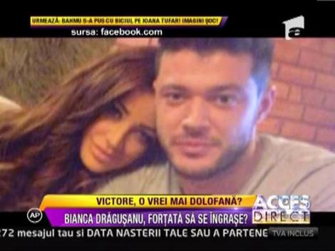 Victor Slav a pus-o la ingrasat pe Bianca Dragusanu