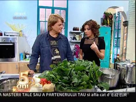 Cartofi la cuptor cu muguri de primavara