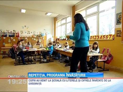Elevii din clasa pregatitoare invata ce vor studia si in clasa I
