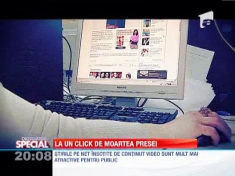 Observator Special: Internetul "ucide" ziarele tiparite
