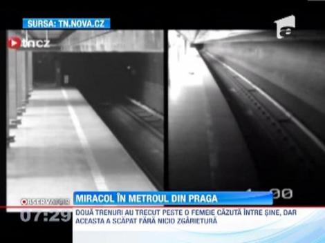 Avantajul de a fi betiv: A scapat nevatamata dupa ce doua metrouri au trecut peste ea