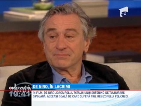 Robert de Niro a izbucnit in plans, in timpul unui interviu TV!