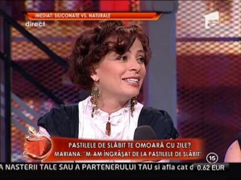 Mariana Rosca: "M-am ingrasat de la pastilele de slabit"