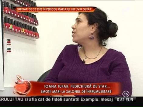 Ioana Tufar, emotii mari la salonul de infrumusetare