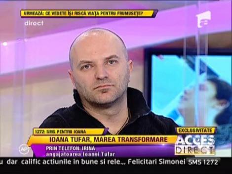 Ioana Tufar: "Multi oameni au incredere in mine"