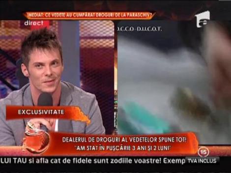 Dealerul vedetelor: "Am vandut droguri doar de 4 ori"