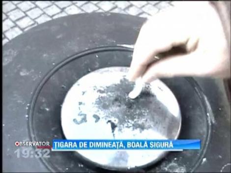 Tigara de dimineata arde cel mai rau plamanii!