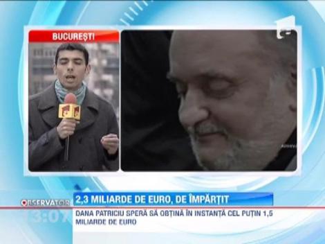 Fostii parteneri ai lui Dinu Patriciu cer executarea silita a afaceristului. Si Dana Patriciu si-a dat sotul in judecata pentru o parte din avere