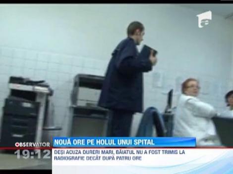 Un baiat de 14 ani cu mana rupta a fost lasat sa astepte aproape zece ore pe holurile Spitalului Judetean din Tulcea