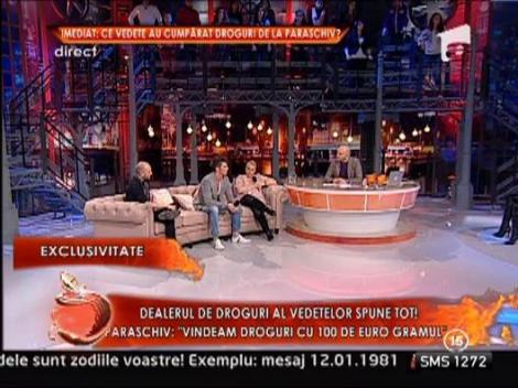 Cristian Paraschiv: "Nu am dat droguri VIP-urilor"