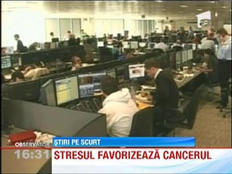Stresul favorizeaza cancerul si micsoreaza creierul