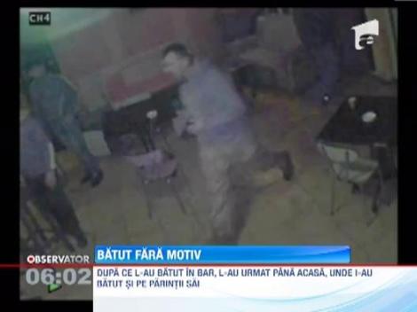 Bataie ca-n filme intr-un bar dintr-o localitatea damboviteana