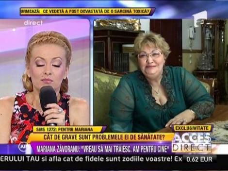 Mariana Zavoranu: "Am fost afectata si de gestul Oanei"