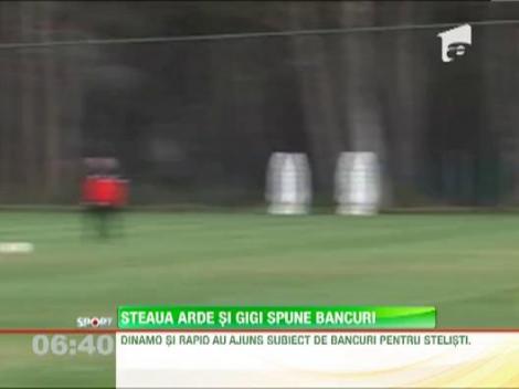 Becali se tine de bancuri