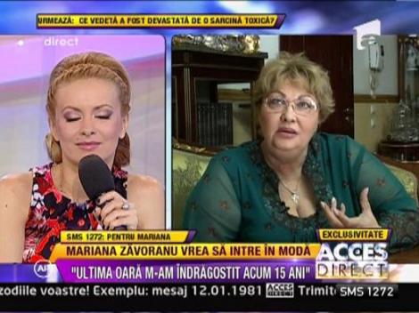 Mariana Zavoranu vrea sa intre in lumea modei: "Vreau sa fac haine pentru femei de varsta mea"