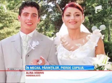 Handbalista Alina Dobrin si sotul ei se lupta in continuare pentru custodia copilului