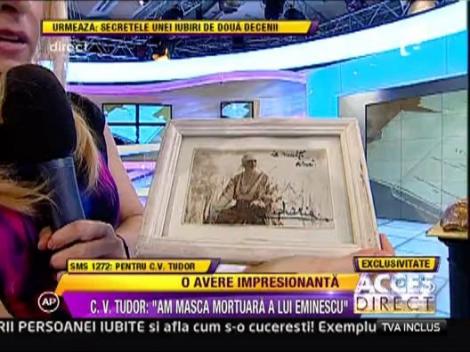 Corneliu Vadim Tudor are o colectie impresionanta de manuscrise si documente foarte vechi