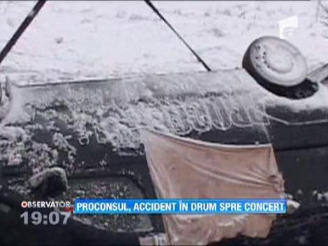 Trupa Proconsul, accident cu masina in drum spre concert