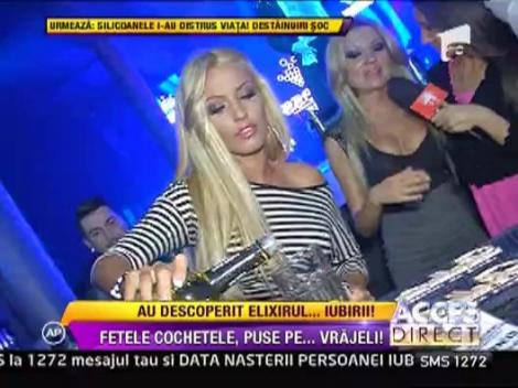 Manechinele s-au intrecut in prepararea cocktailurilor