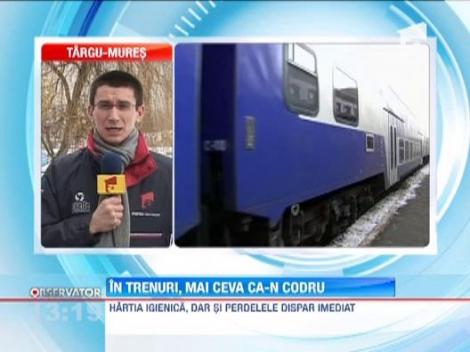 Reprezentantii unei companii feroviare se plang de comportamentul neadecvat al calatorilor