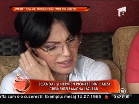 Scandal si nervi din cauza chelneritei Ramona Lazuran