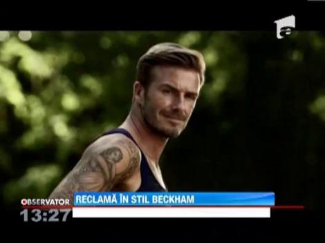 David Beckham, reclama de trei milioane de dolari in lenjerie intima