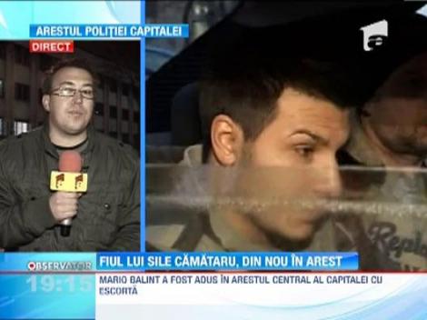 Fiul lui Sile Camataru, din nou arest. Nu a respectat conditiile puse de instanta la eliberare 
