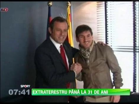 Lionel Messi a semnat un nou contract