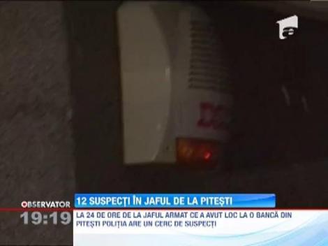 UPDATE Jaf armat la o banca din Pitesti. Politia are un cerc de 12 suspecti