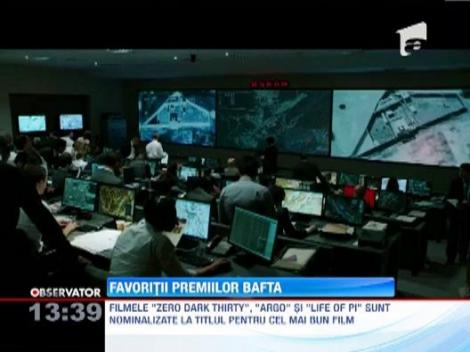 Premiile BAFTA 2013: "Zero Dark Thirty", "Argo" si "Life of Pi", printre favoriti