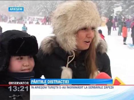 Mii de turisti au luat cu asalt statiunile montane, in acest weekend