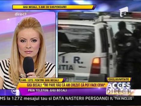 Gigi Becali: "O sa-mi vad de viata mea. O sa stau cuminte"