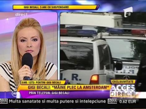 Gigi Becali: "Joi ma intorc in Romania"
