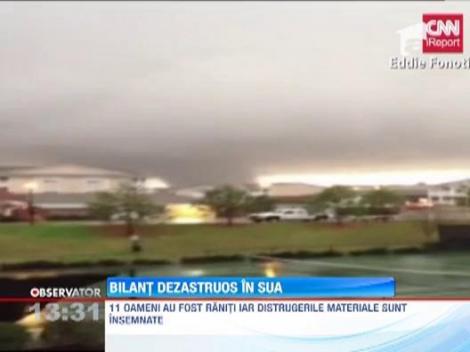 Vreme extrema in Statele Unite: O tornada a facut ravagii in Mississippi