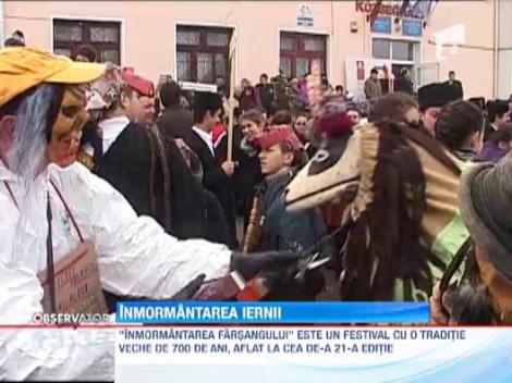 "Inmormantarea Farsangului", festivalul care "ingroapa" iarna a avut loc in Harghita