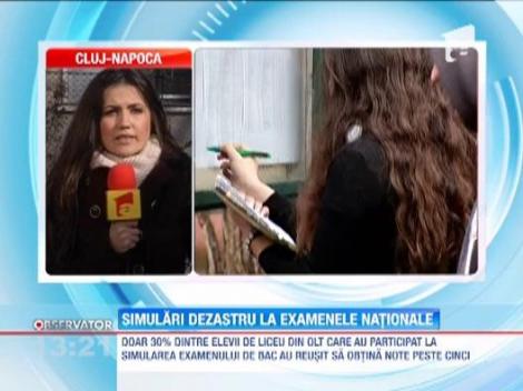 Rezultate dezastroase la simularile examenelor nationale