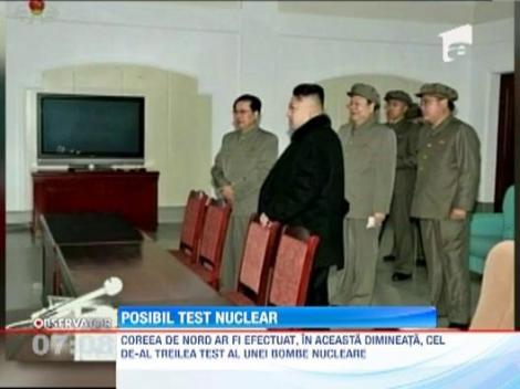Coreea de Nord confirma ca a efectuat un "test nuclear de nivel inalt"