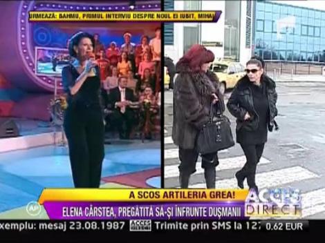 Elena Carstea si-a luat inima in dinti si a venit in Romania sa "revolutioneze" Eurovisionul