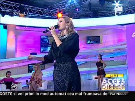 Mirela Boureanu Vaida a cantat la Acces Direct! 
