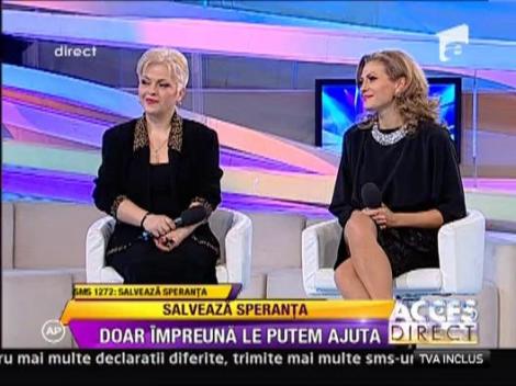 SALVEAZA SPERANTA / Mirela Boureanu Vaida si Valeria Arnautu sprijina valorile