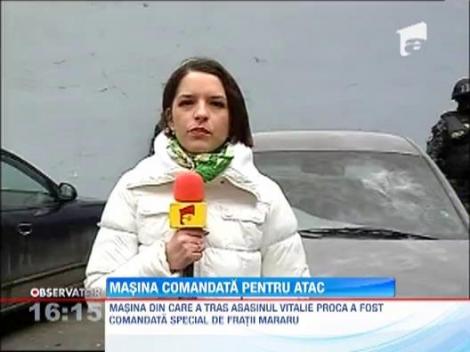 Masina din care a tras asasinul Vitalie Proca, comandata special de fratii Mararu